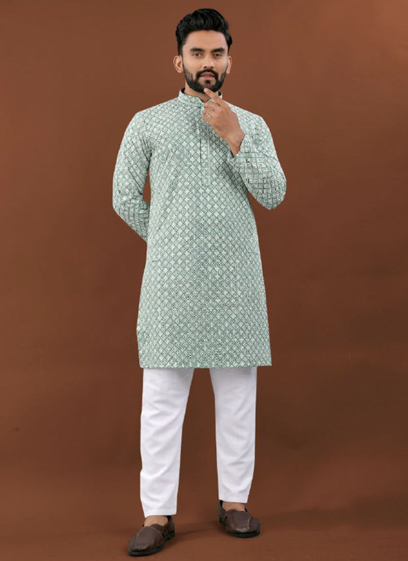 Pista Heavy Kurta Pyjama