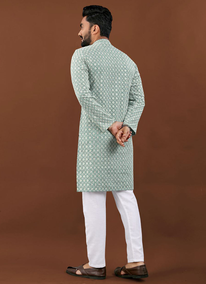 Pista Heavy Kurta Pyjama