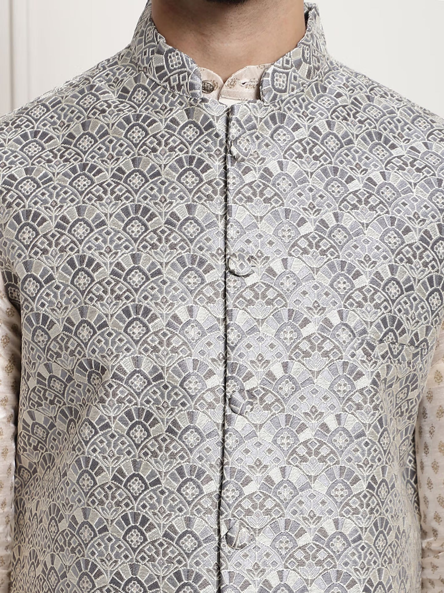 Nehru jacket- grey